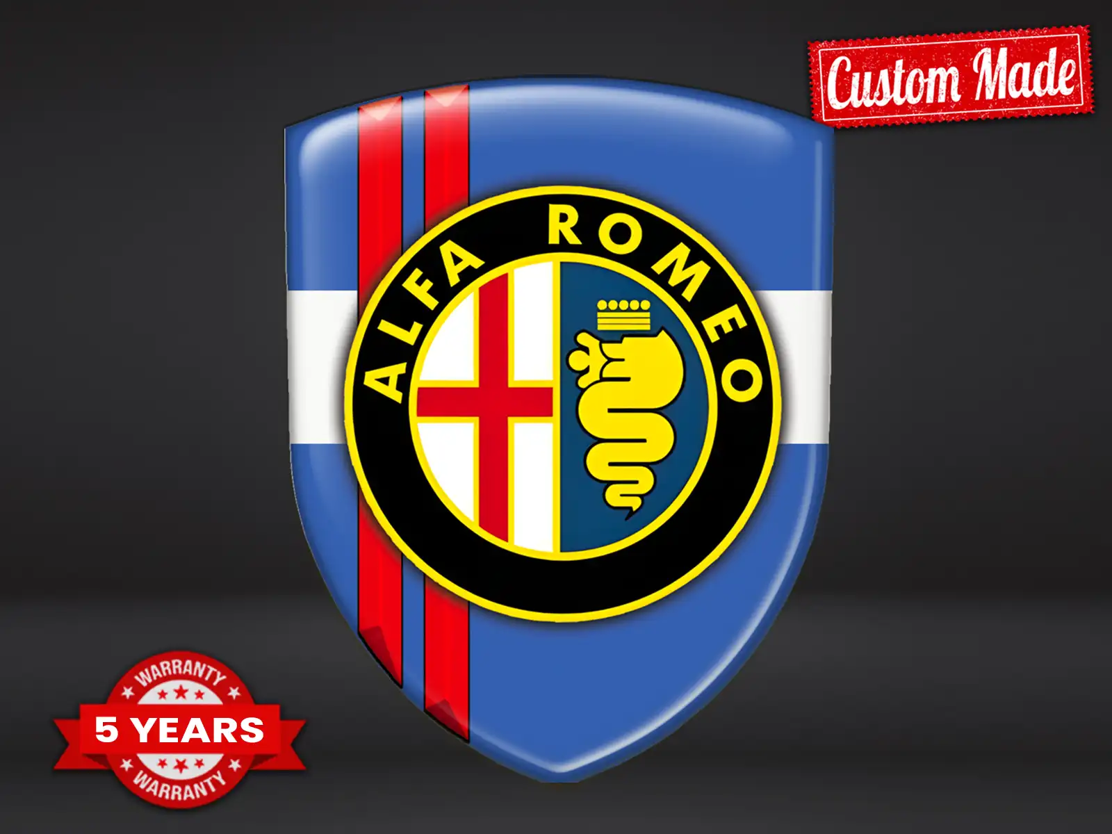 Alfa Romeo Windschutzsticker Limitiert Anpassbar Modern